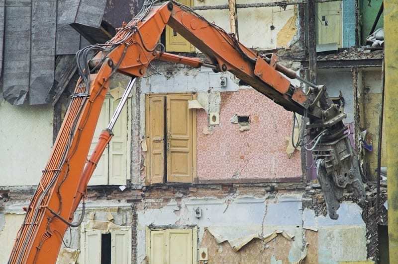 Demolition Of 52 Houses
